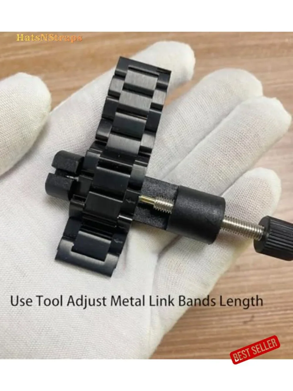 Metal Watch Band Link Removal Kit with Extra Pins and Spring Bar Tool